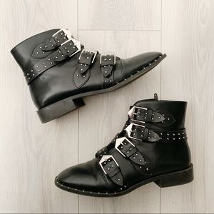 Forever 21 Studded Ankle Boots